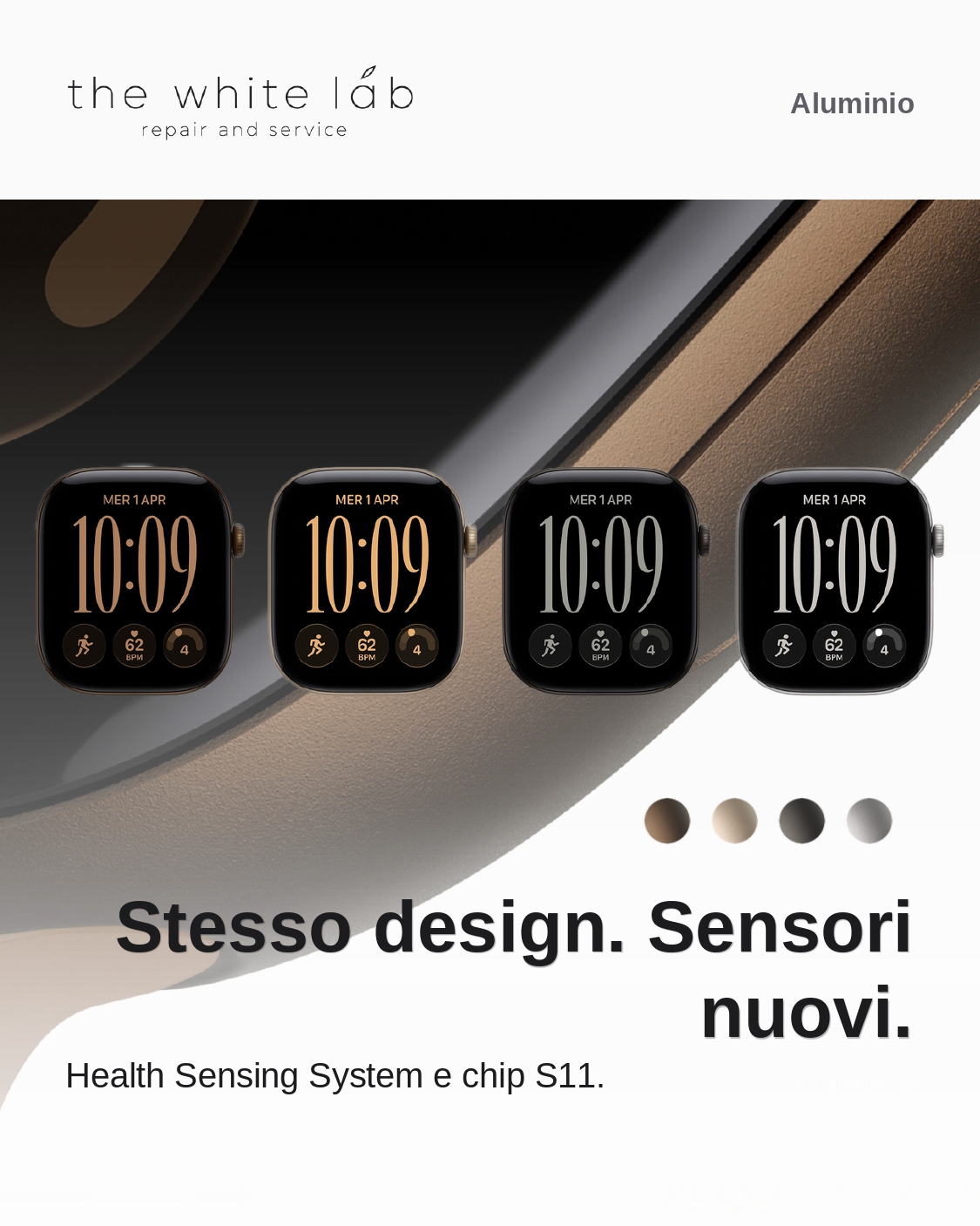 The White Lab, grafica 2 del carosello promozionale