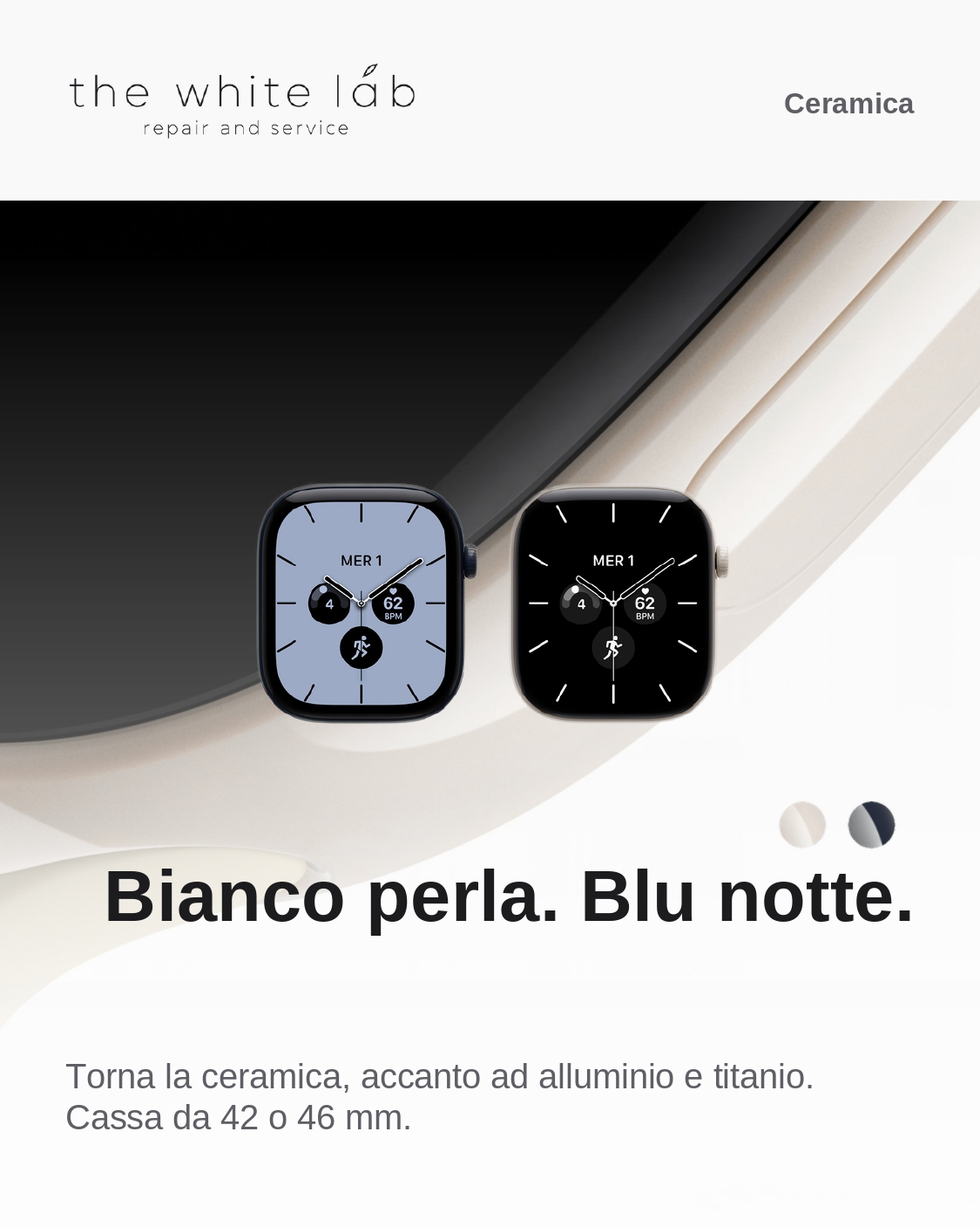 The White Lab, grafica 4 del carosello promozionale